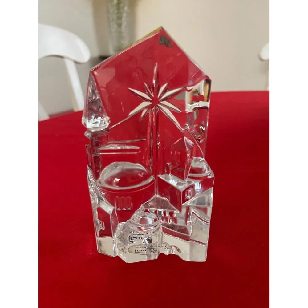 Avon Bethlehem Star Crystal Christmas Gallery Original 1984 German, Paperweight